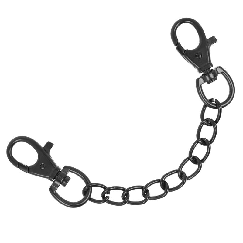 FETISH SUBMISSIVE DARK ROOM - VEGAN LEATHER ANKLE HANDCUFFS WITH NEOPRENE LINING FETISH SUBMISSIVE DARK ROOM - 3