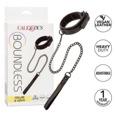 CALIFORNIA EXOTICS - BOUNDLESS COLLAR AND LEASH