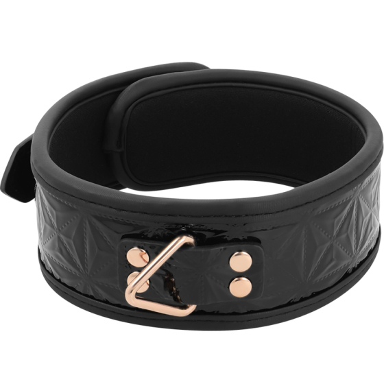 BEGME - BLACK EDITION PREMIUM VEGAN LEATHER COLLAR WITH NEOPRENE LINING BEGME BLACK EDITION - 3