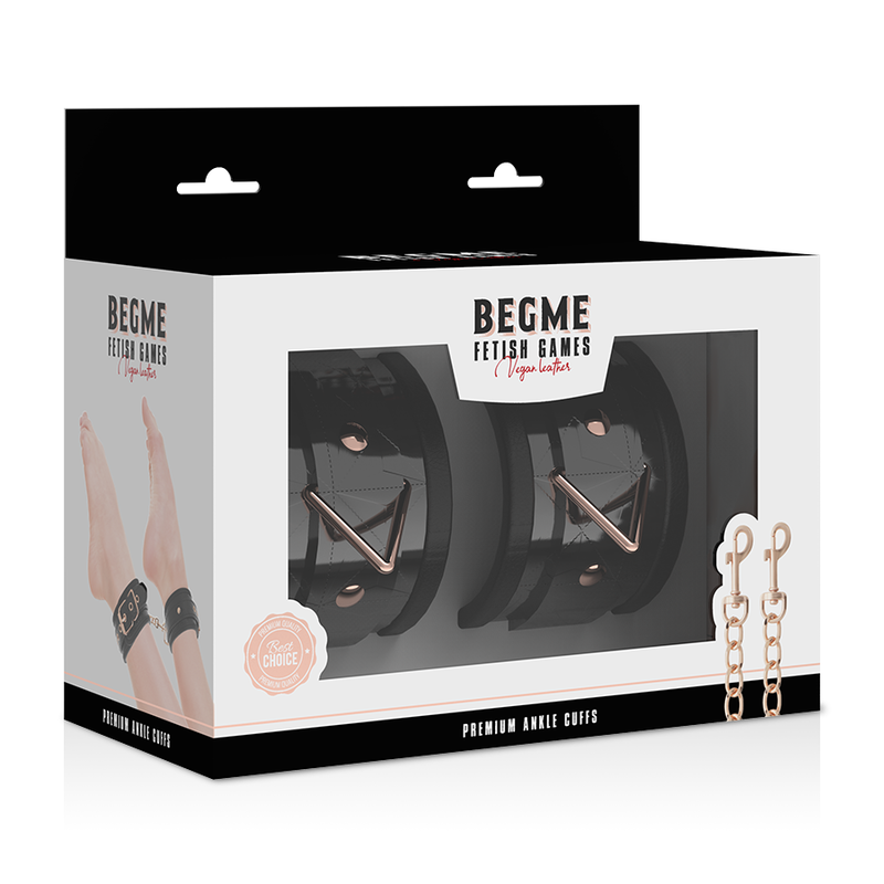 BEGME - BLACK EDITION PREMIUM ANKLE CUFFS WITH NEOPRENE LINING BEGME BLACK EDITION - 9