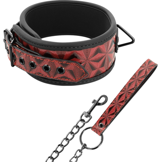 BEGME - RED EDITION PREMIUM VEGAN LEATHER COLLAR WITH NEOPRENE LINING BEGME RED EDITION - 1