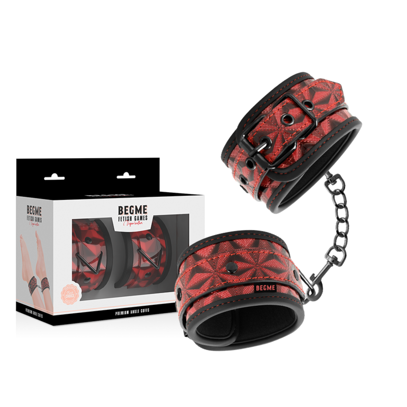 BEGME - RED EDITION PREMIUM ANKLE CUFFS WITH NEOPRENE LINING BEGME RED EDITION - 2