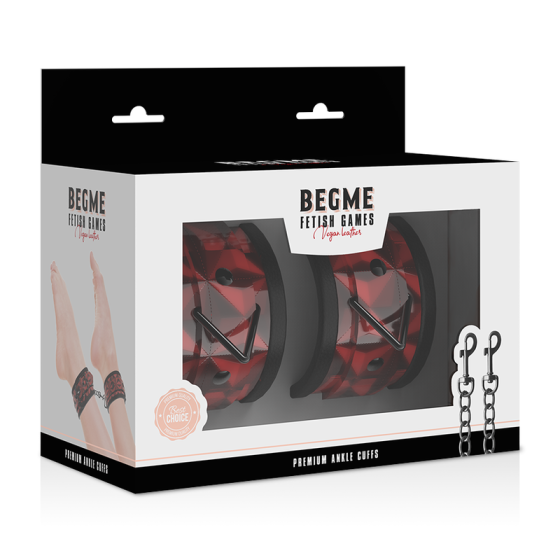 BEGME - RED EDITION PREMIUM ANKLE CUFFS WITH NEOPRENE LINING BEGME RED EDITION - 9