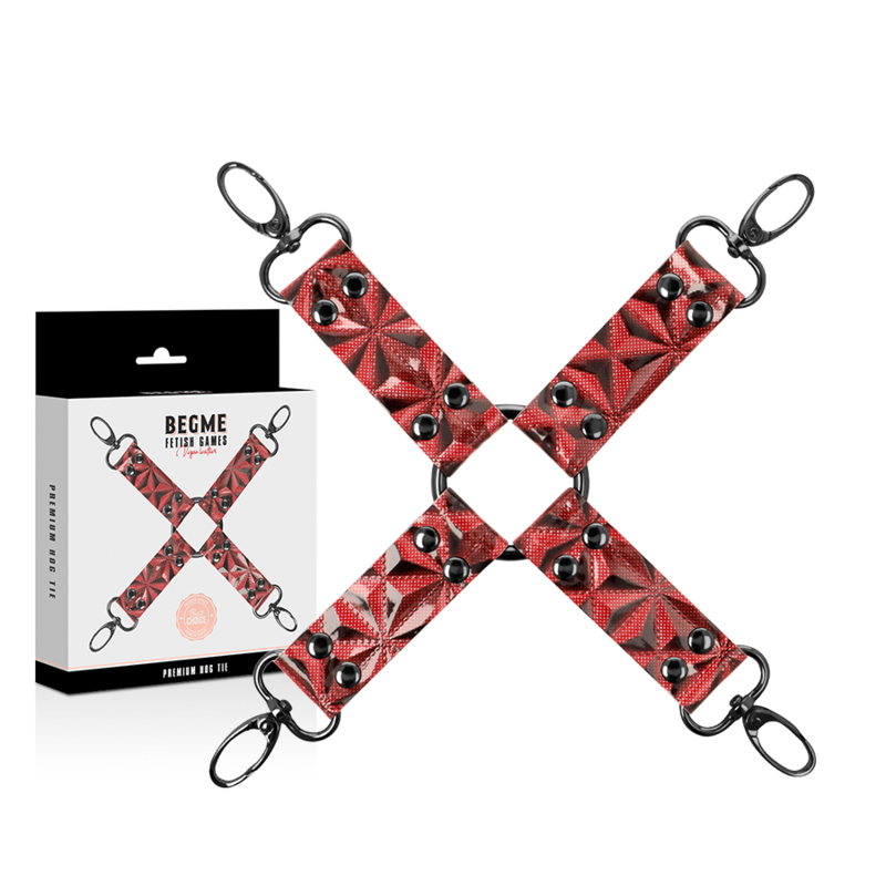 BEGME - RED EDITION PREMIUM VEGAN LEATHER HOG TIE BEGME RED EDITION - 2