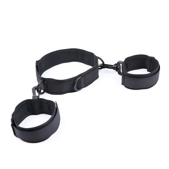 OHMAMA FETISH - NYLON HANDCUFFS AND COLLAR OHMAMA FETISH - 1