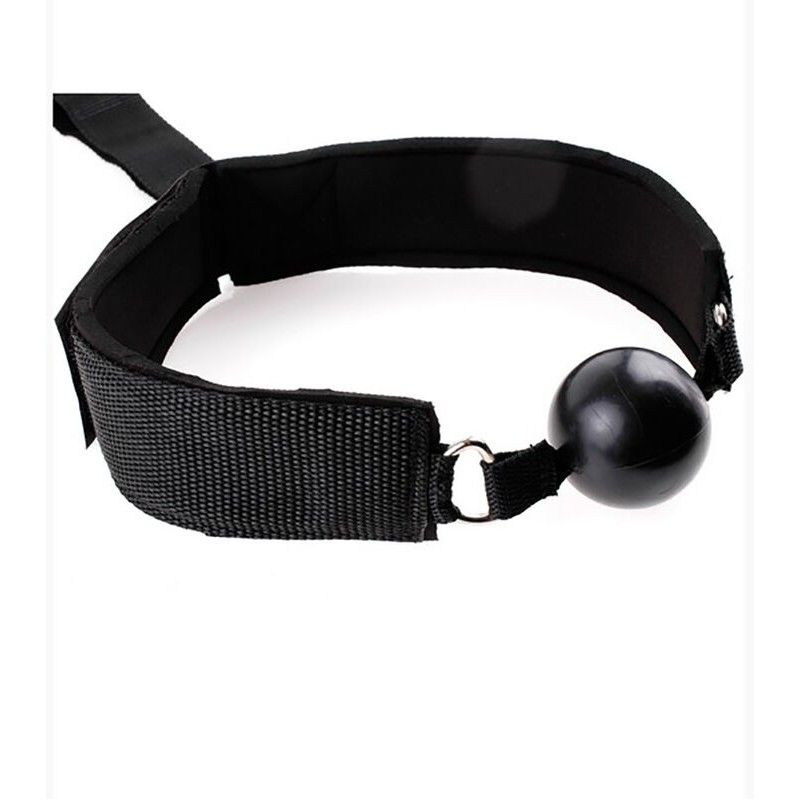 OHMAMA FETISH - FETISH NEOPRENE GAG WITH HAND CUFFS OHMAMA FETISH - 21