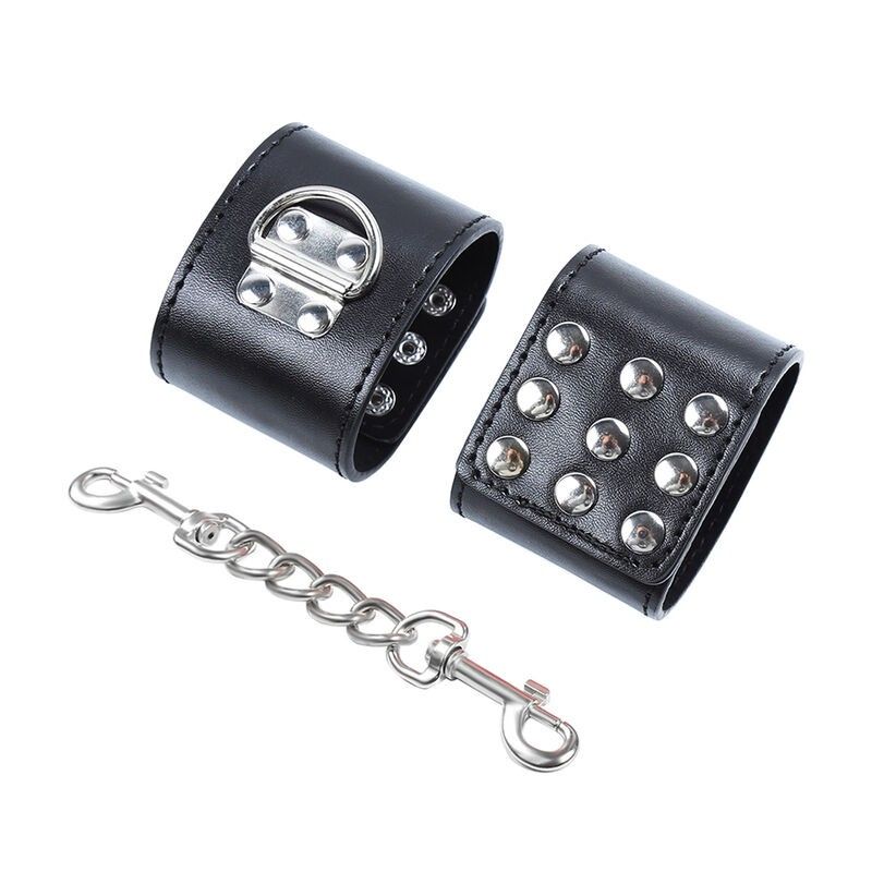 OHMAMA FETISH - WRIST RESTRAINTS SNAP FASTEN METAL OHMAMA FETISH - 1