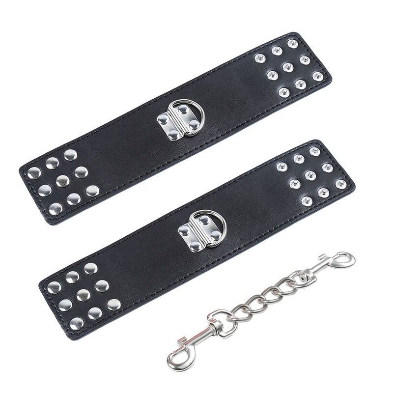 OHMAMA FETISH - WRIST RESTRAINTS SNAP FASTEN METAL OHMAMA FETISH - 3