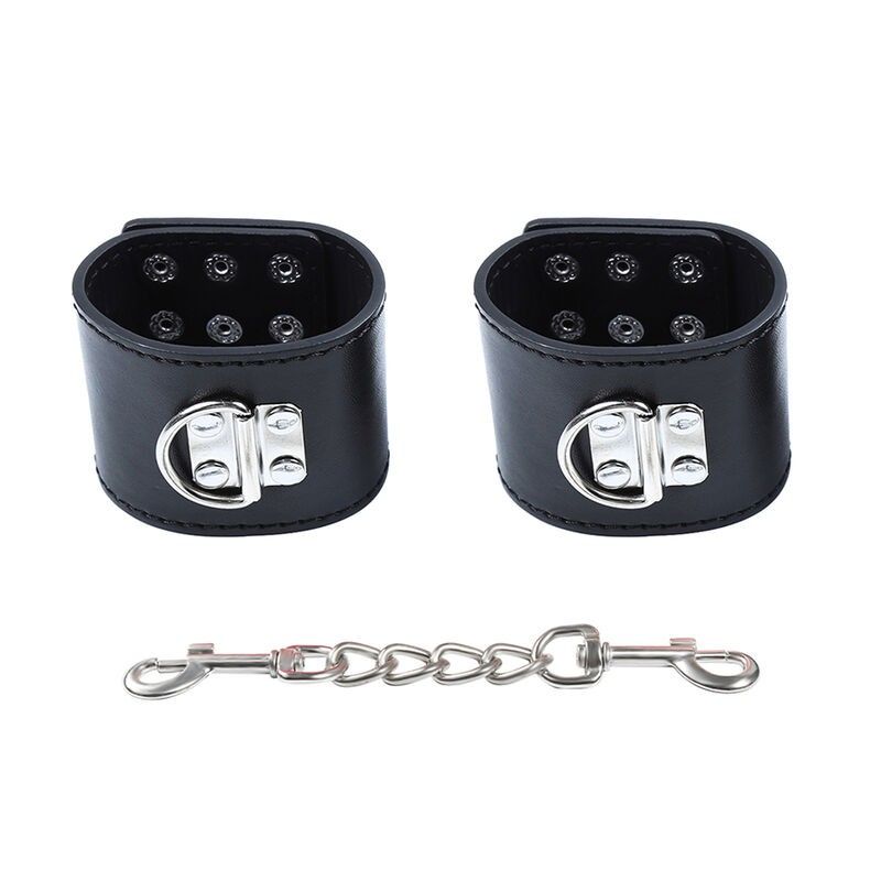 OHMAMA FETISH - WRIST RESTRAINTS SNAP FASTEN METAL OHMAMA FETISH - 8