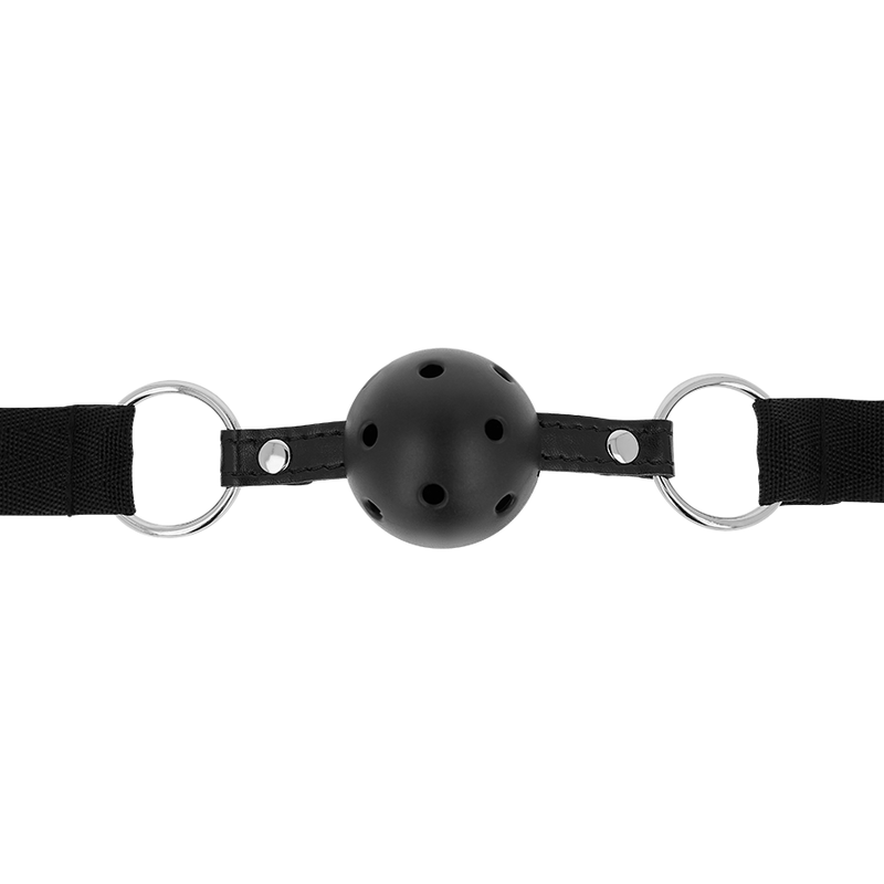 OHMAMA FETISH BLACK FABRIC BREATHABLE BALL GAG OHMAMA FETISH - 2