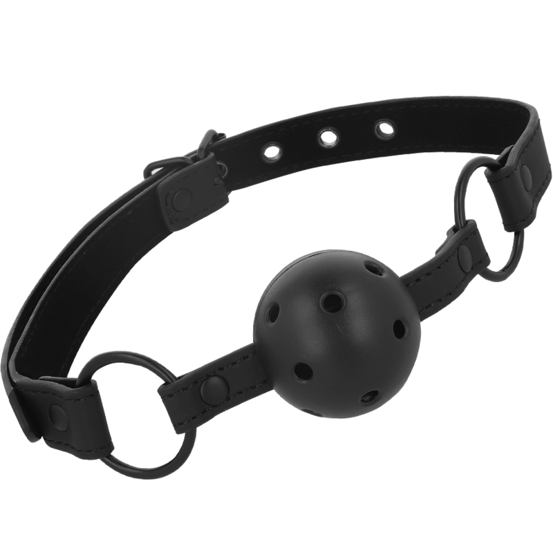 INTENSE FETISH - VEGAN LEATHER BALL GAG INTENSE FETISH - 2