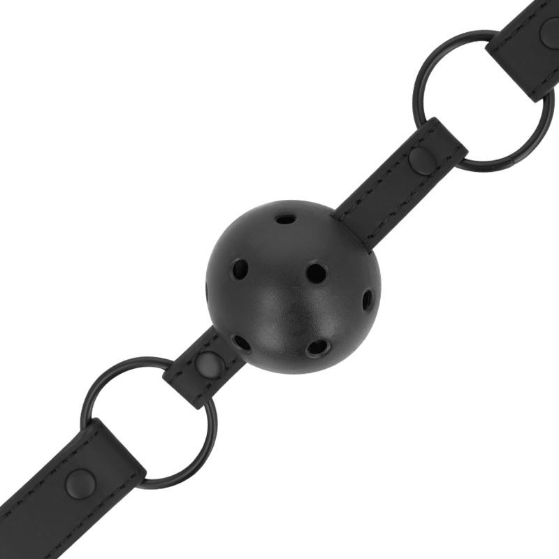 INTENSE FETISH - VEGAN LEATHER BALL GAG INTENSE FETISH - 3