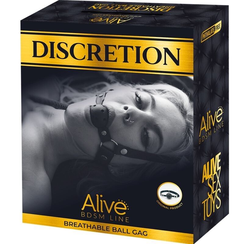 ALIVE - DISCRETION BREATHABLE GAG RED ALIVE - 3