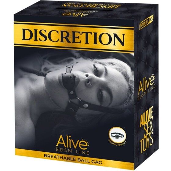 ALIVE - DISCRETION BREATHABLE GAG BLACK ALIVE - 3