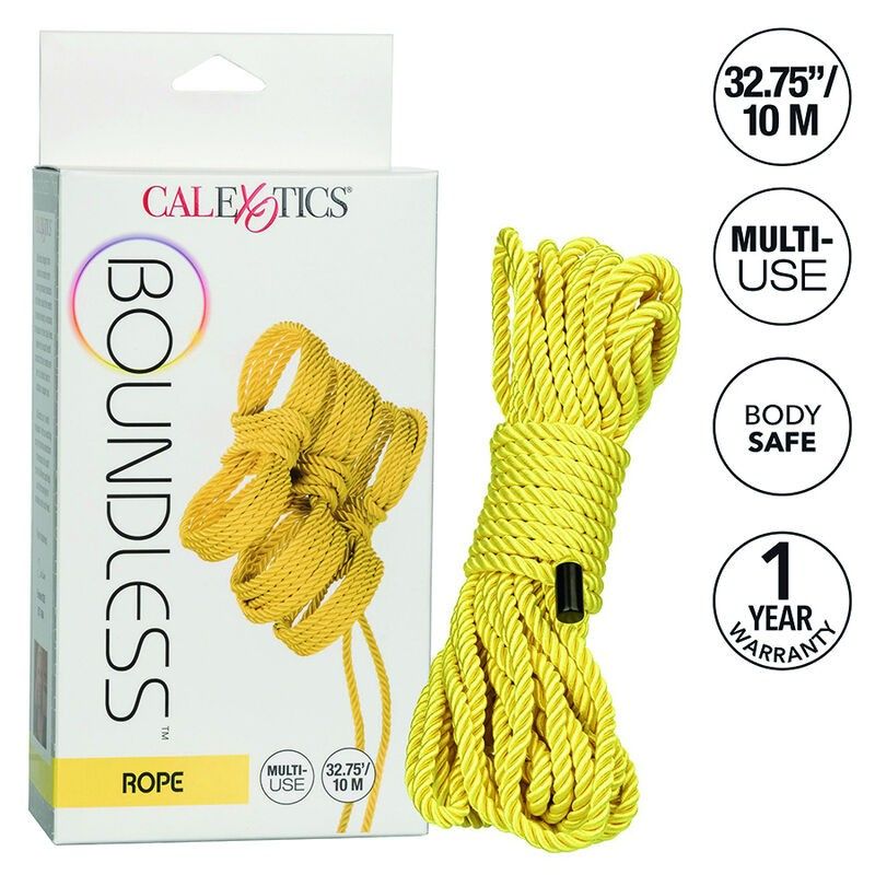 CALIFORNIA EXOTICS - BOUNDLESS ROPE 10M YELLOW CALIFORNIA EXOTICS - 1