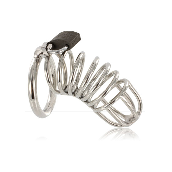 METAL HARD - CAGE RING CHASTITY DEVICE