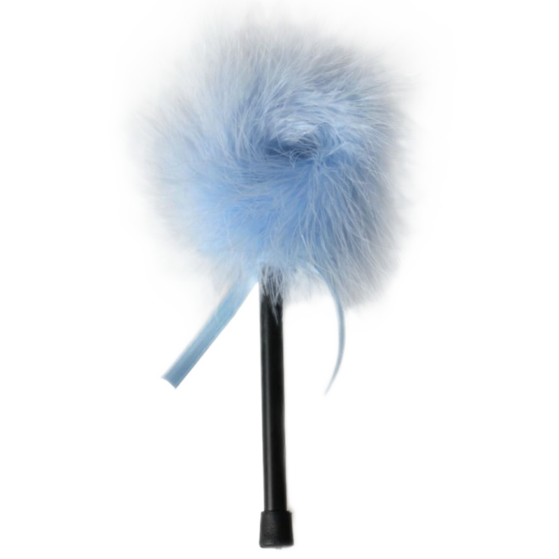 SECRETPLAY - LIGHT BLUE MARABOU DUSTER SECRETPLAY 100% FETISH - 3