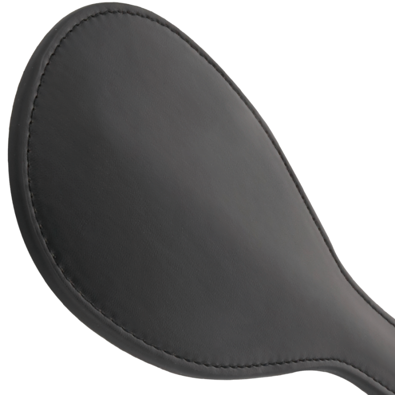 DARKNESS - ROUNDED BLACK FETISH PADDLE DARKNESS SENSATIONS - 3