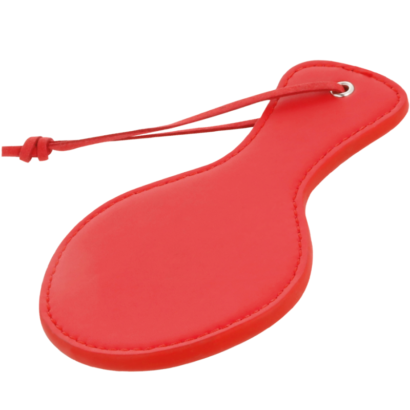 DARKNESS - RED ROUNDED FETISH PADDLE DARKNESS SENSATIONS - 2