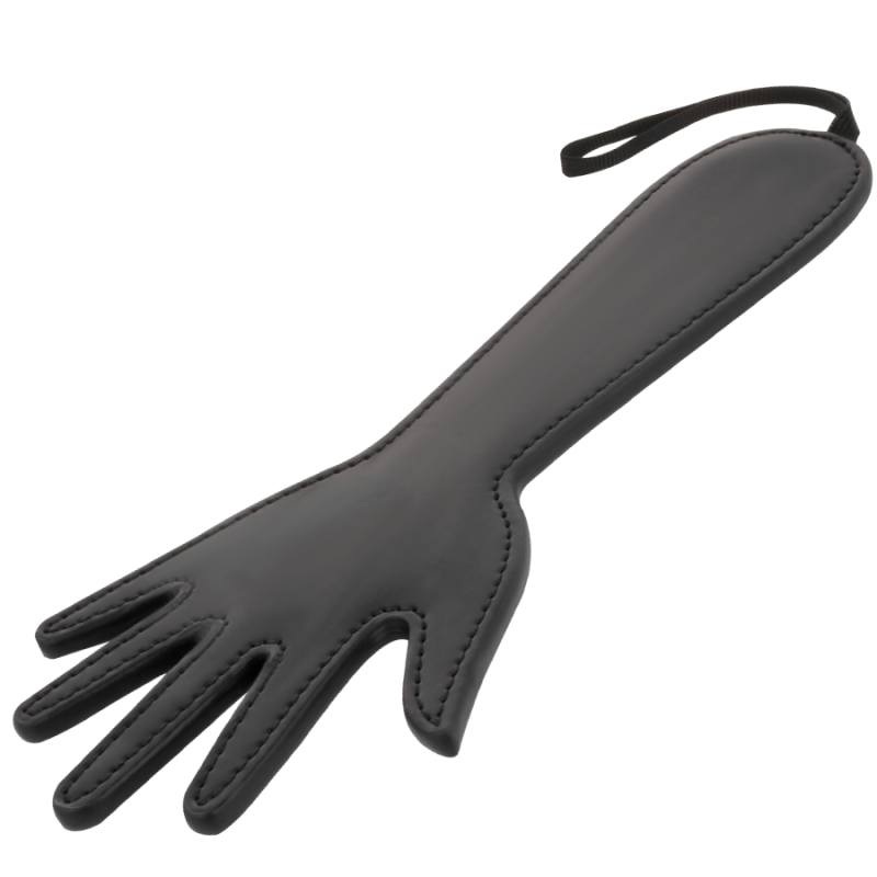 DARKNESS - BLACK FETISH HAND PADDLE DARKNESS SENSATIONS - 1