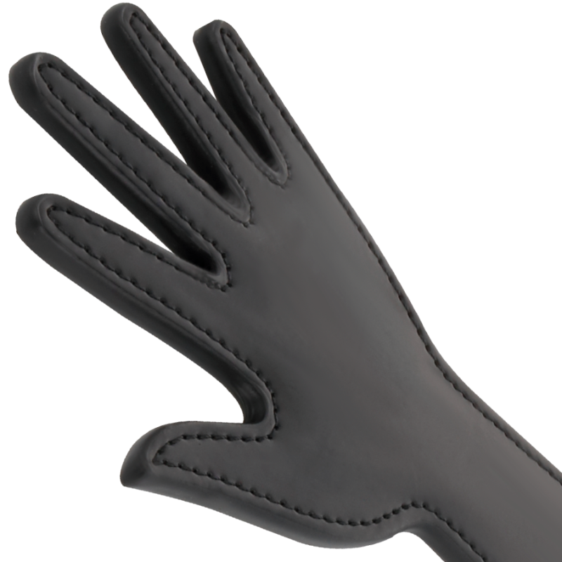 DARKNESS - BLACK FETISH HAND PADDLE DARKNESS SENSATIONS - 2