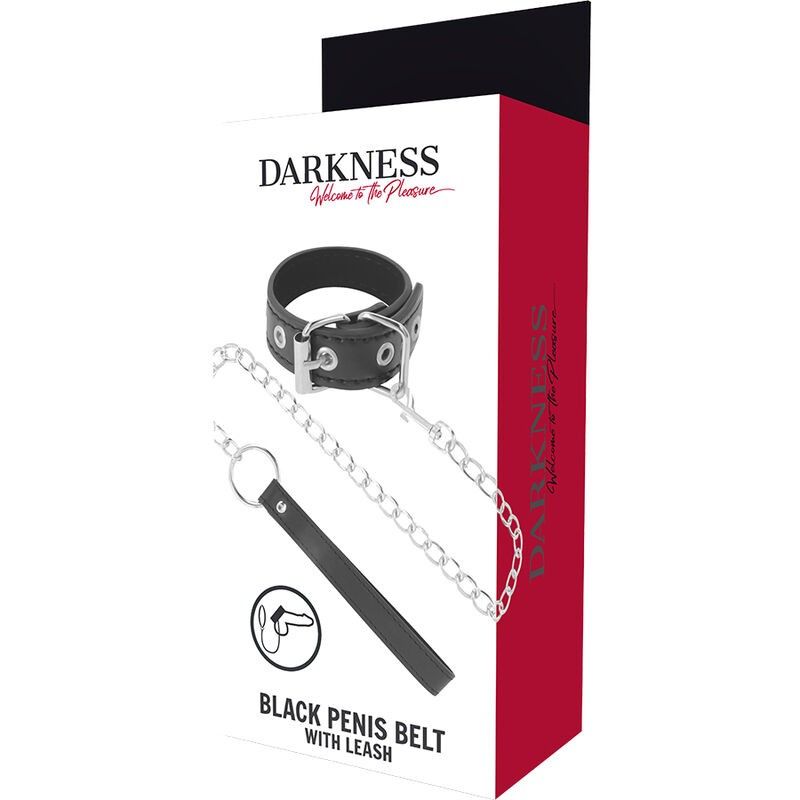 DARKNESS - PENIS RING WITH STRAP DARKNESS BONDAGE - 6