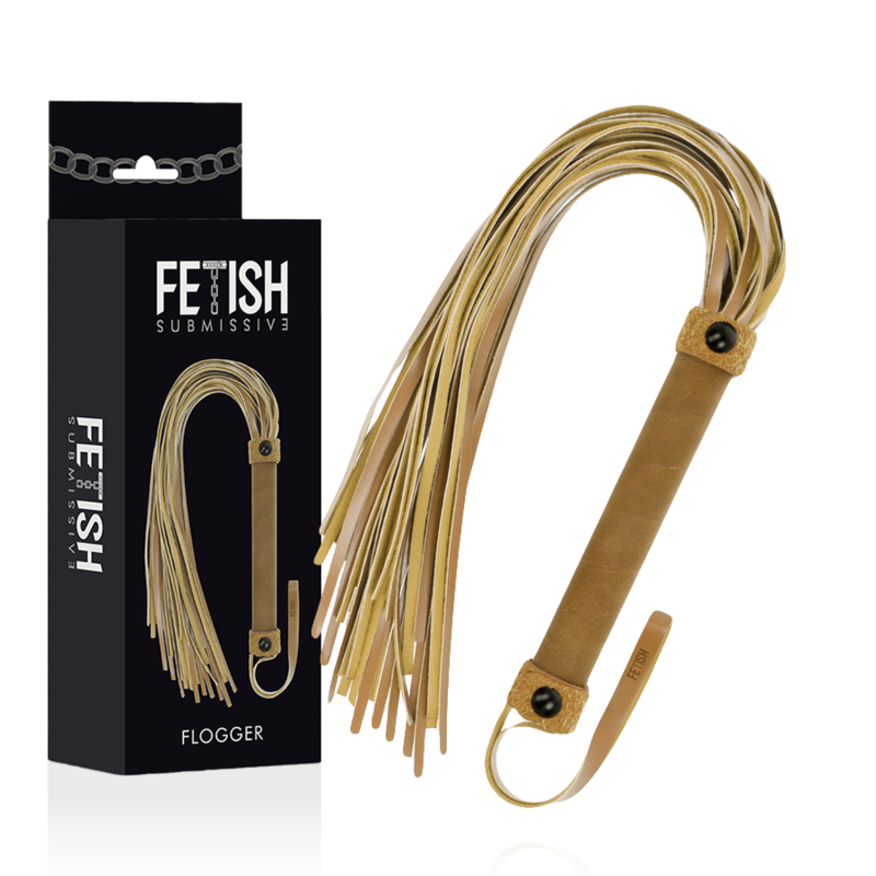 FETISH SUBMISSIVE ORIGEN - VEGAN LEATHER WHIP FETISH SUBMISSIVE ORIGIN - 1