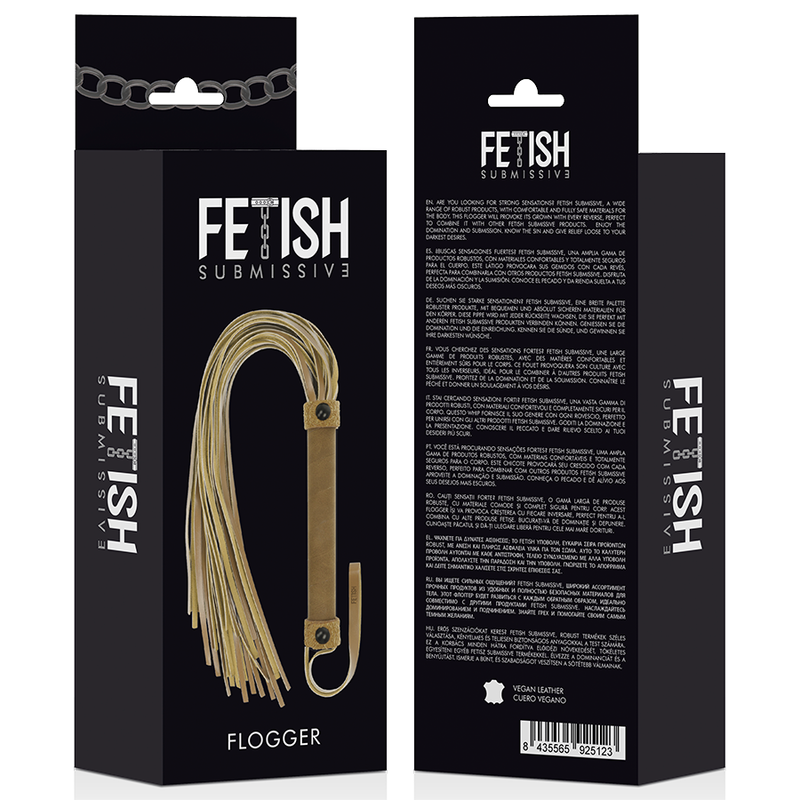 FETISH SUBMISSIVE ORIGEN - VEGAN LEATHER WHIP FETISH SUBMISSIVE ORIGIN - 6