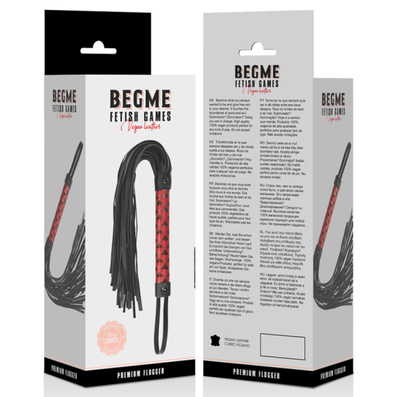 BEGME - RED EDITION VEGAN LEATHER FLOGGER BEGME RED EDITION - 5
