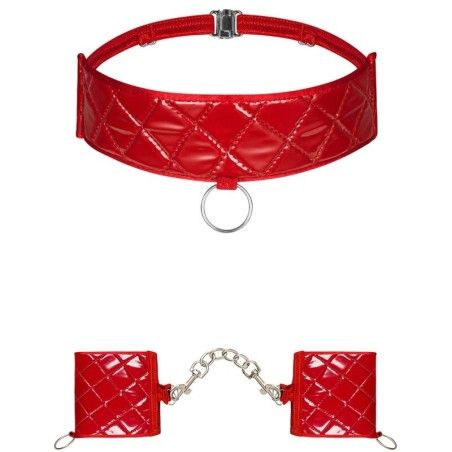 OBSESSIVE - HUNTERIA HANDCUFFS AND CHOKER