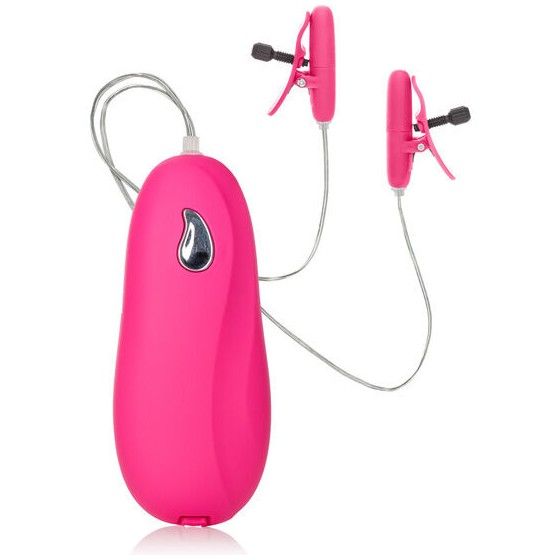 CALIFORNIA EXOTICS - VIBR HEATED NIPPLE TEASERS PINK