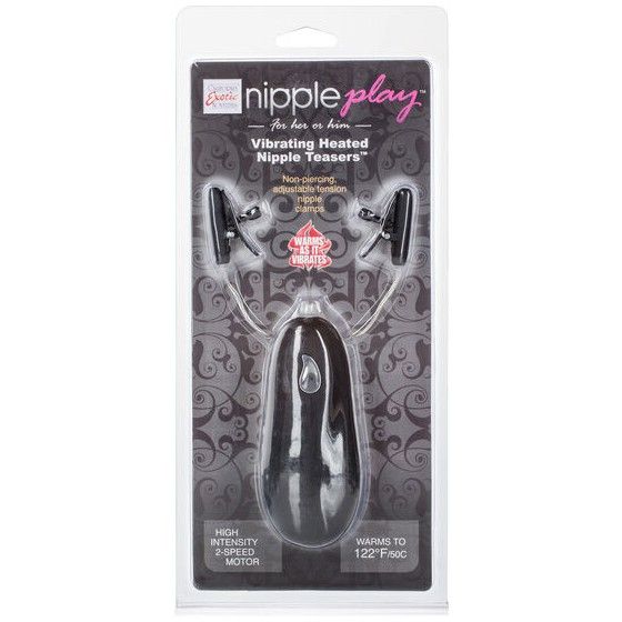 CALIFORNIA EXOTICS - VIBR HEATED NIPPLE TEASERS BLACK CALIFORNIA EXOTICS - 3