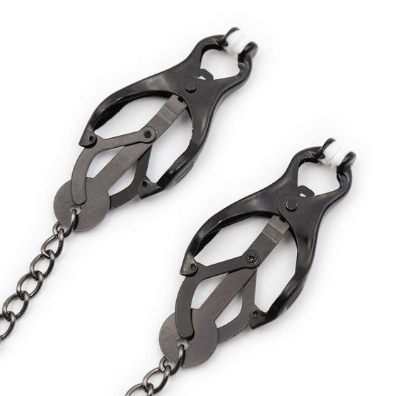 OHMAMA FETISH - JAPANESE NIPPLE Clamps WITH BLACK CHAIN OHMAMA FETISH - 3