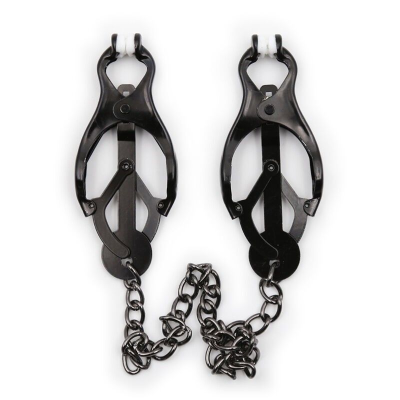 OHMAMA FETISH - JAPANESE NIPPLE Clamps WITH BLACK CHAIN OHMAMA FETISH - 4