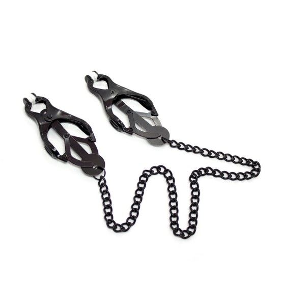 OHMAMA FETISH - JAPANESE NIPPLE Clamps WITH BLACK CHAIN OHMAMA FETISH - 8