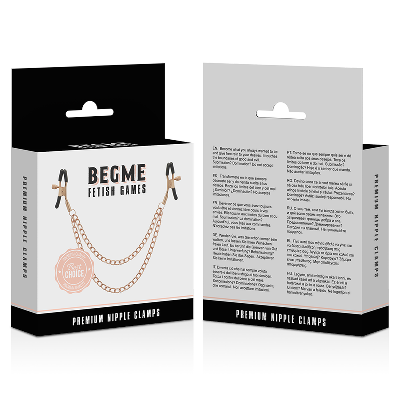 BEGME - BLACK EDITION PREMIUM NIPPLE CLAMPS BEGME BLACK EDITION - 4