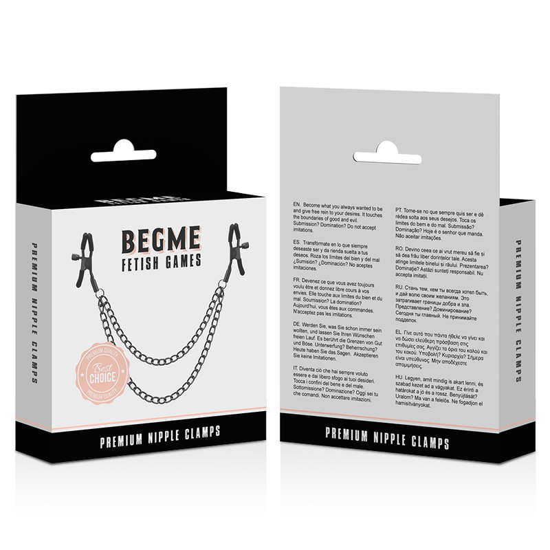 BEGME - RED EDITION NIPPLE CLIPS WITH CHAIN BEGME RED EDITION - 4