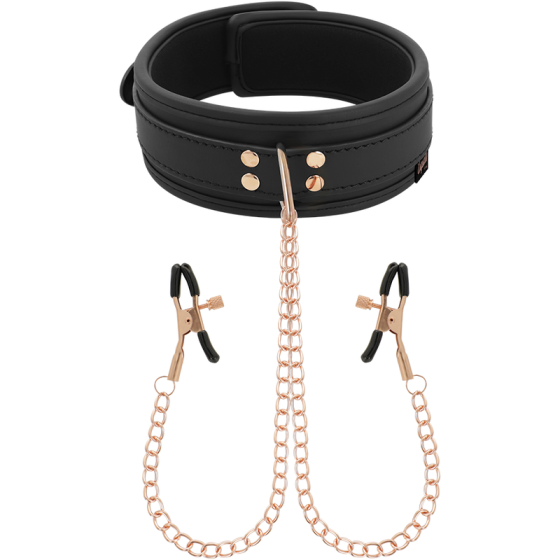 COQUETTE - CHIC DESIRE FANTASY NIPPLE CLAMP NECKLACE WITH NEOPRENE LINING COQUETTE FANTASY - 3