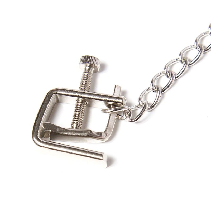 OHMAMA FETISH - METAL SCREW CLAMPS WITH CHAIN OHMAMA FETISH - 2