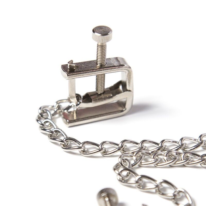 OHMAMA FETISH - METAL SCREW CLAMPS WITH CHAIN OHMAMA FETISH - 3