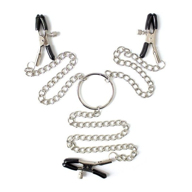 OHMAMA FETISH - 3 IN 1 METAL NIPPLE CLAMPS OHMAMA FETISH - 1