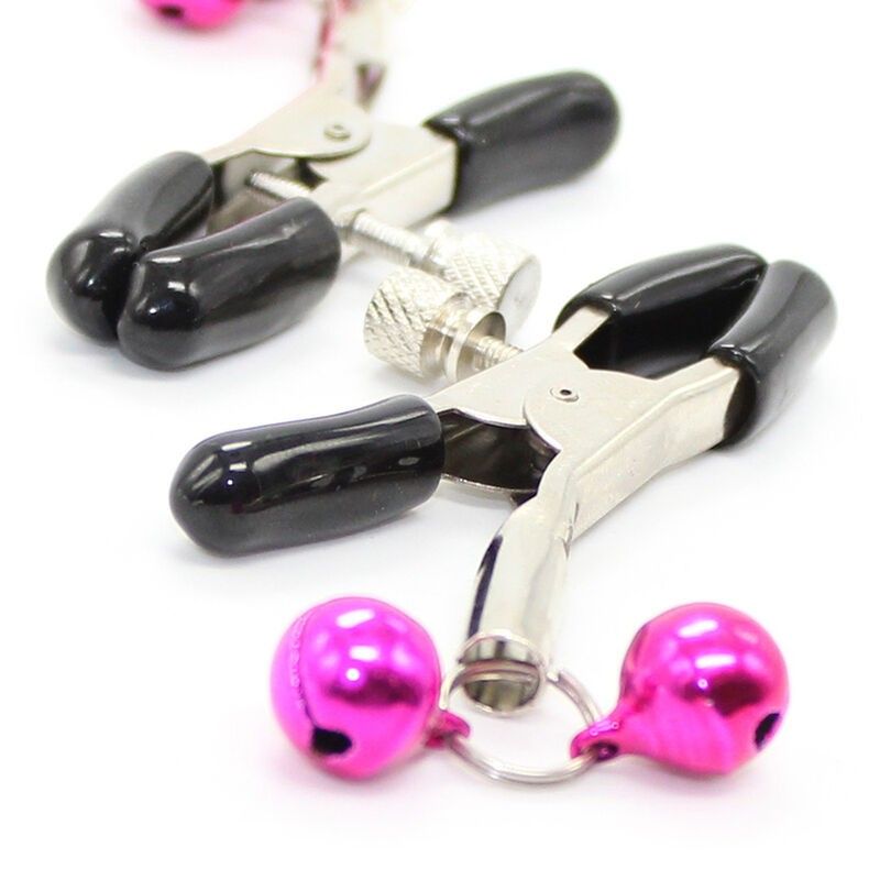 OHMAMA FETISH - NIPPLE CLAMPS WITH PINK BELL OHMAMA FETISH - 1