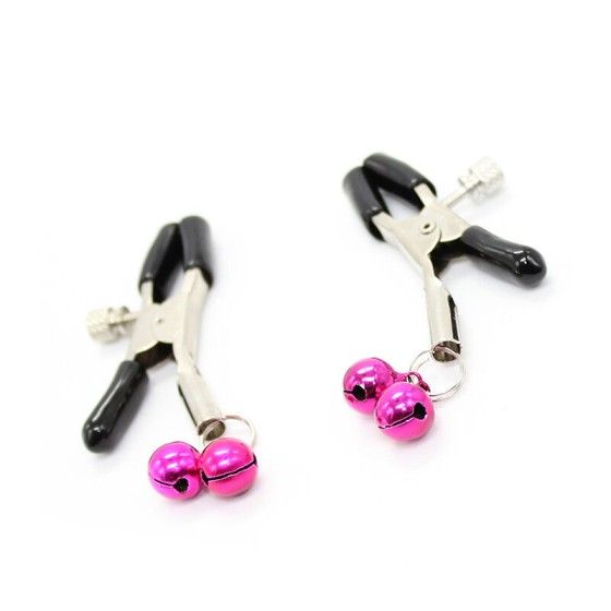 OHMAMA FETISH - NIPPLE CLAMPS WITH PINK BELL OHMAMA FETISH - 3