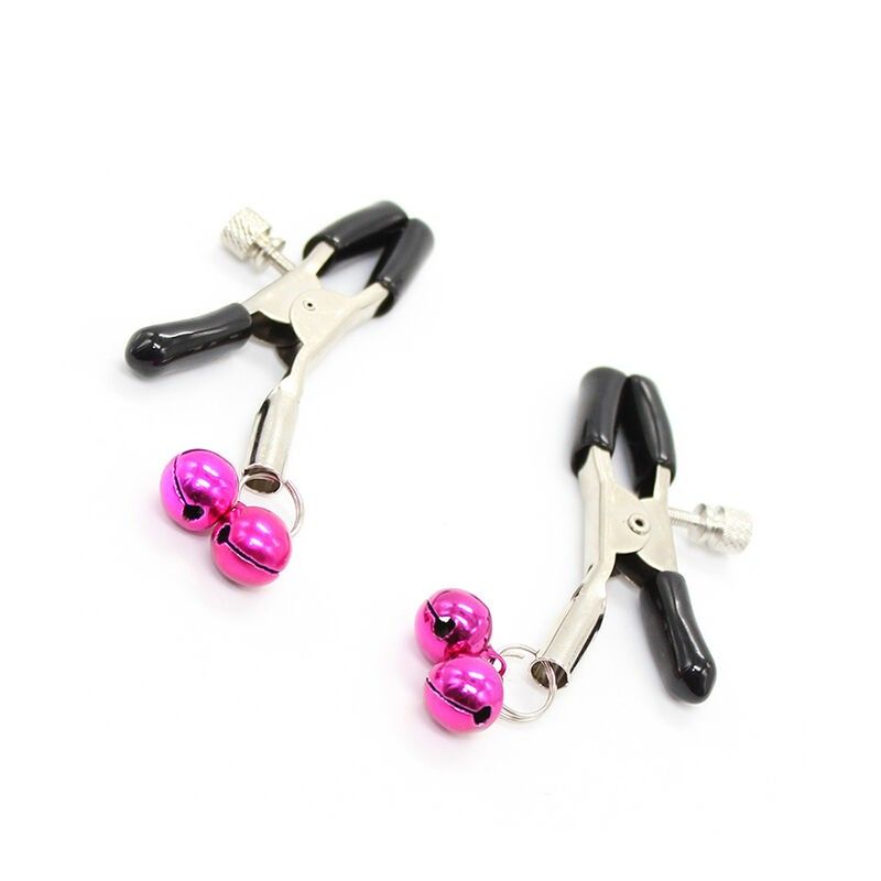OHMAMA FETISH - NIPPLE CLAMPS WITH PINK BELL OHMAMA FETISH - 4