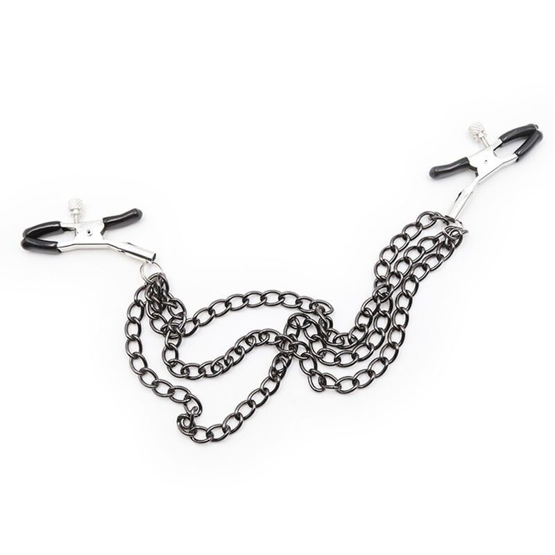 OHMAMA FETISH - NIPPLE Clamps WITH BLACK CHAINS OHMAMA FETISH - 2