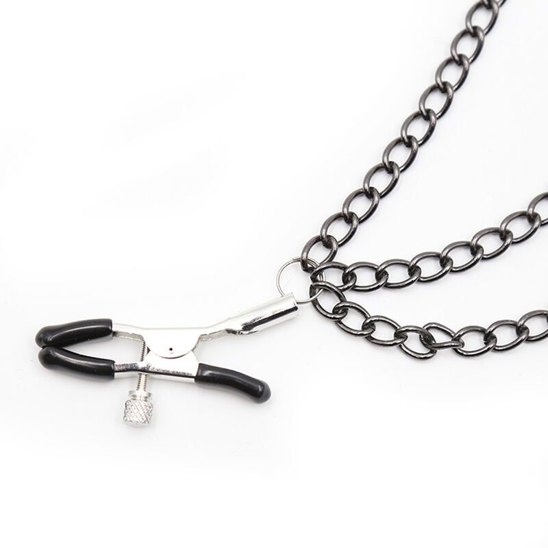 OHMAMA FETISH - NIPPLE Clamps WITH BLACK CHAINS OHMAMA FETISH - 5