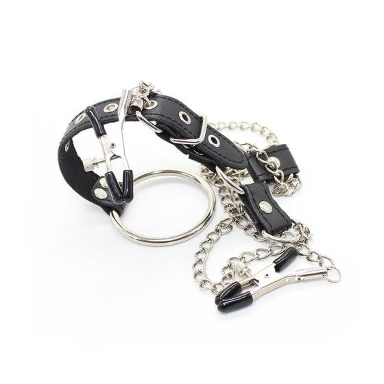 OHMAMA FETISH - NIPPLE Clamps WITH CHAINS AND PENIS RING OHMAMA FETISH - 6