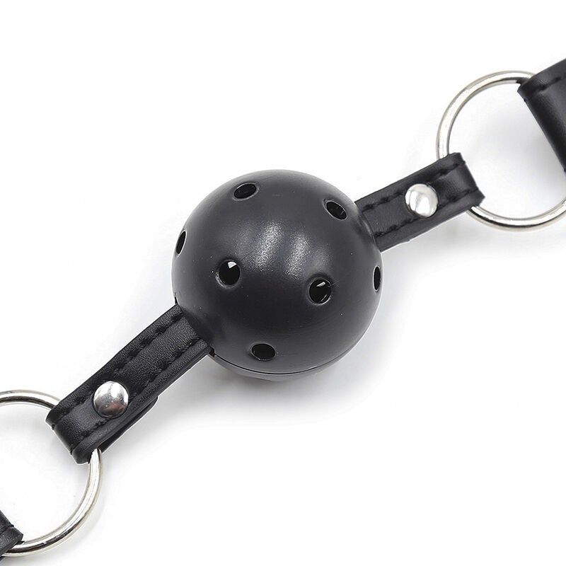 OHMAMA FETISH - BALL GAG WITH VENTS AND NIPPLE CLAMPS OHMAMA FETISH - 3