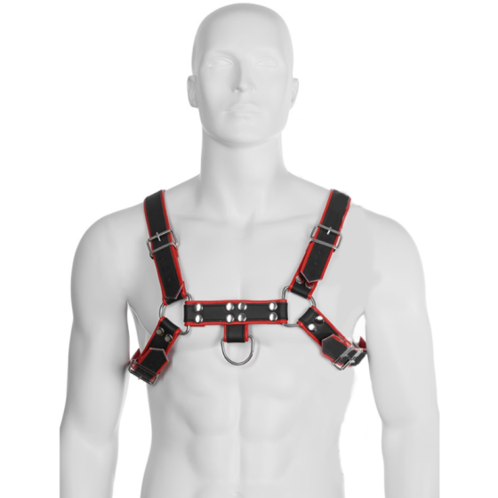 LEATHER BODY - CHAIN HARNESS III BLACK / RED LEATHER BODY - 1