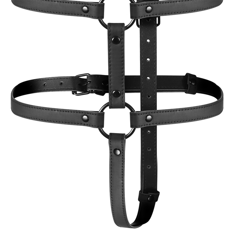 FETISH SUBMISSIVE BONDAGE - ADJUSTABLE HARNESS TORSO AND ARMS FETISH SUBMISSIVE BONDAGE - 5